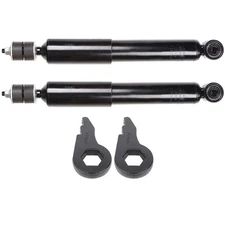 Front Shocks Struts & 1" to 3" Torsion Bar Keys for Chevrolet Silverado 2500 HD