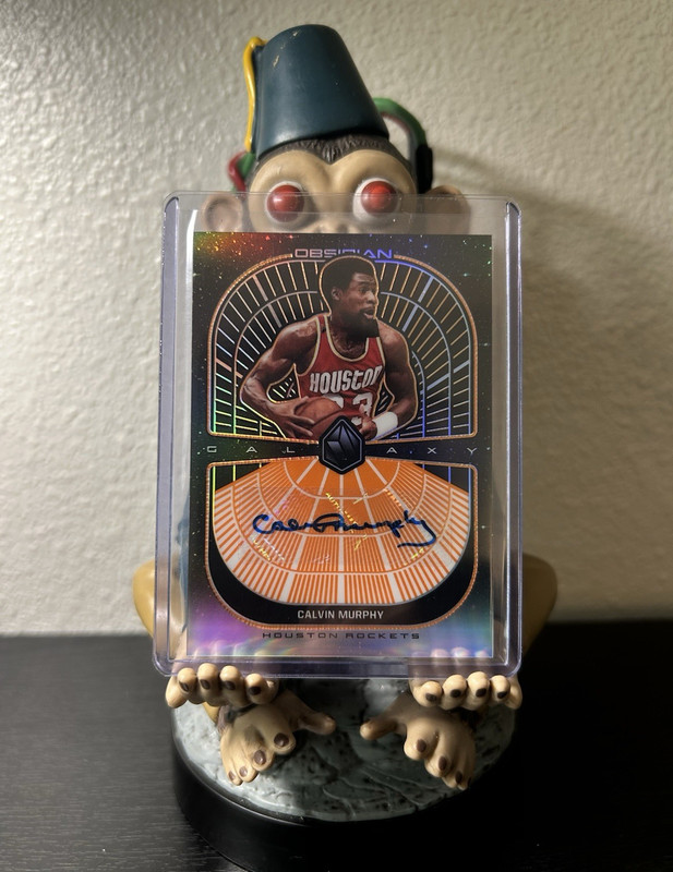 Panini 2019-20 Obsidian Galaxy Autographs Calvin Murphy Auto /30  GA-CMY Rockets