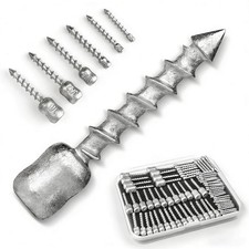 60/80-PCs Hard Alloy Screw Nail Weights, Stamped Insert Bass Assorted - 80PC