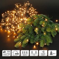 36M Cluster Lichterkette Weihnacht Innen/AußEn Extra WarmweißE Licht 1800 Led