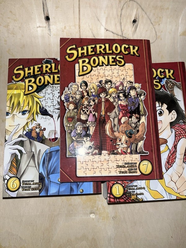 Sherlock Bones Manga Vol. 1-7 Complete Set English Kodansha Yuma Ando Yuki Sato