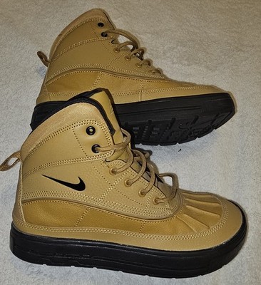 Nike ACG Big Kid's 6Y(W7.5)Woodside 2 High Wheat/Black Weather Boots 524872-703 