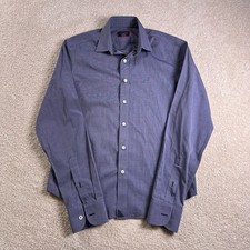 UNTUCKit Button Down Shirt Men XS Gray Slim Fit wrinkle free