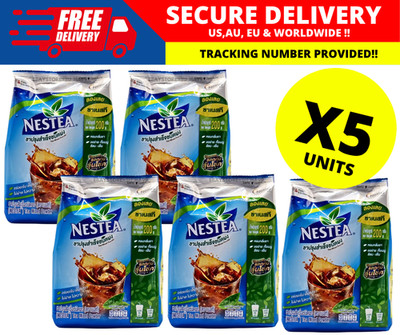 NESTEA Tea Unsweetened Instant Powder Drink Mix Iced Tea NO Sugar 200g ( X 5 )