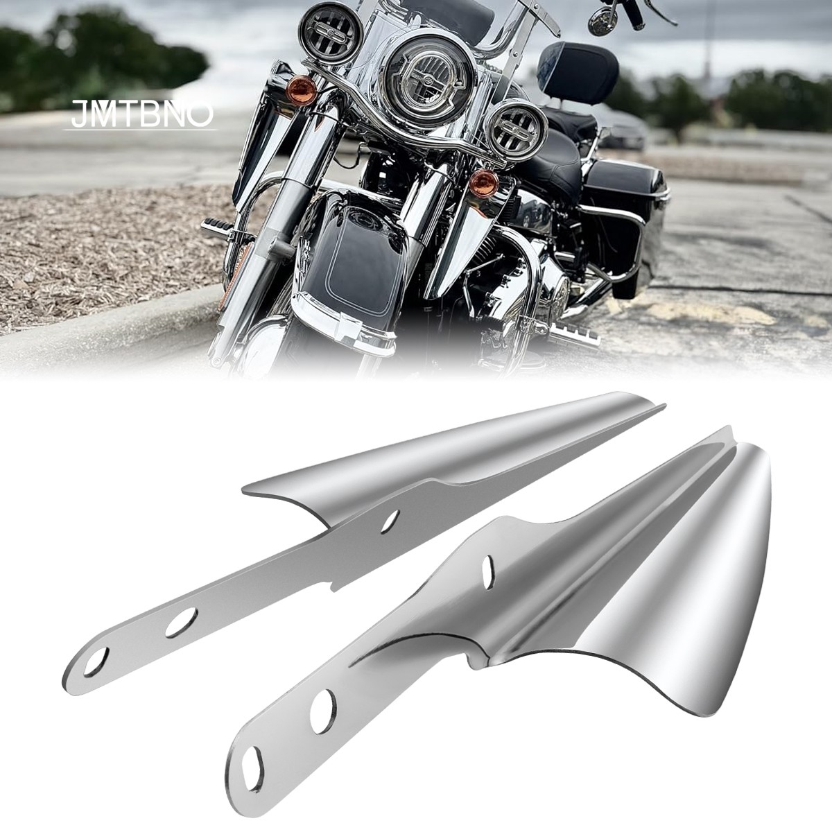 For Harley Touring Street Glide Road King FLHT Front Fork Mount