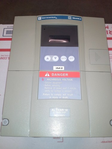 SQUARE D ATV18U18N4 1HP .75KW VFD MOTOR DRIVE FREQUENCY CHANGER TELEMECANIQUE