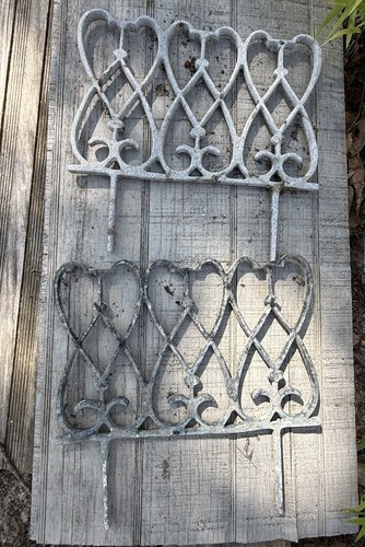 13 Vintage Decorative Garden Fencing Panels, Last Of This Inventory.