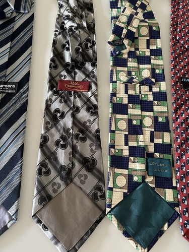 lot stock 15 real vintage ties cravatte 60s 70s - Foto 16 di 20