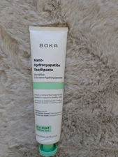 Boka Fluoride Free Toothpaste Nano Hydroxyapatite Ela Mint 4oz  Sensitive