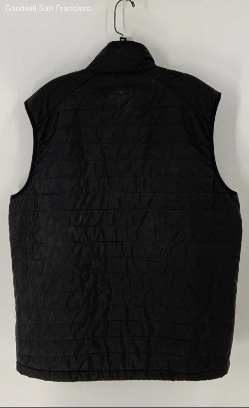 Port Authority Black Pockets Sleeveless Full Zip Puffer Mens Vest Size Large - Image 2 of 4