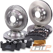 BREMSSCHEIBEN+BREMSBELÄGE BREMSKLÖTZE VORNE+HINTEN FÜR PORSCHE CAYENNE 955 02-09