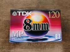 TDK MP Premium 8mm 120min Video Camcorder Cassette Tape P6-120MP 