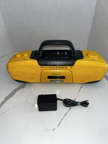 Sony CFS-902 Boombox Sports AM/FM Radio: Yellow Cassette Doesn’t Work
