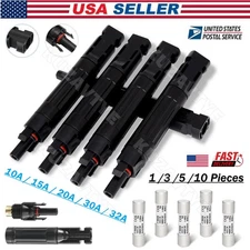 1~10 Pieces Solar Fuses Connector Protection in-line Fuse Holder 10/15/20/30/32A