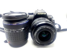 Olympus E420 10MP Digital SLR Camera & 17.5-45mm & 40-150mm Lenses-Used