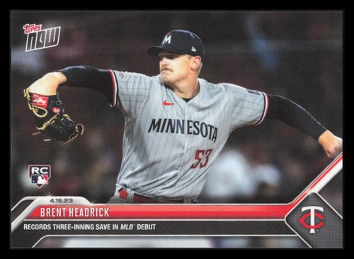2023 Topps Now 154 Brent Headrick