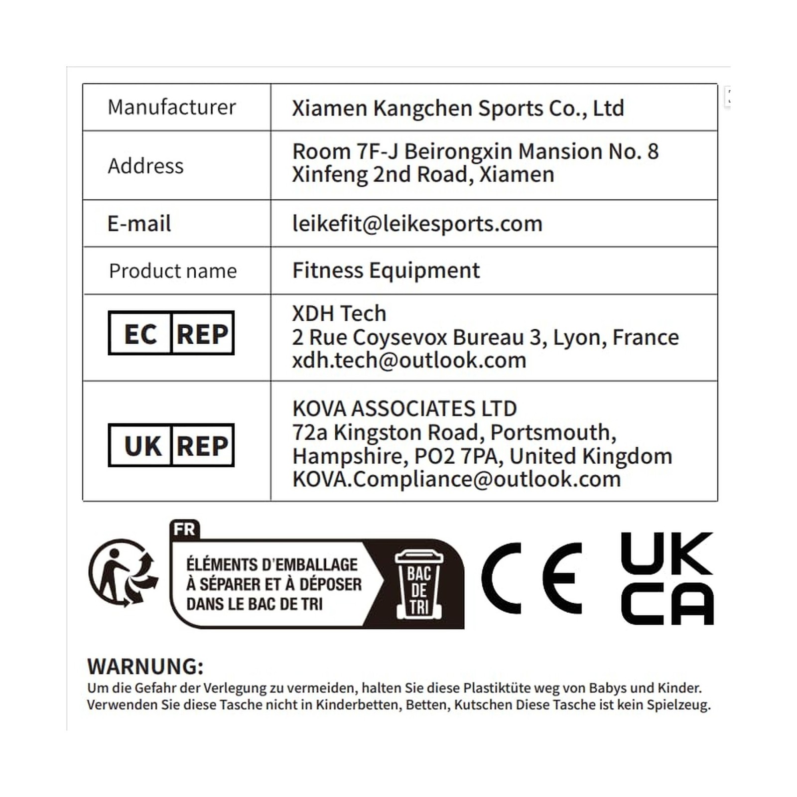 leikefitness Deluxe Multi-Function Deep Sissy Squat Bench Home Gym Workout St...