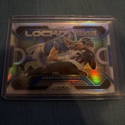 2023 Panini Prizm Lockdown #LD-3 Aidan Hutchinson Silver Prizm