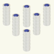 36 Rolls Whisper Adhesive Tape 2 Mil Clear Carton Sealing Tape 1.88" x 110 Yards