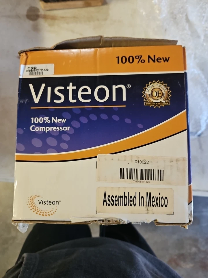 Compresor de aire acondicionado VISTEON NUEVO FORD F250 F350 F450 03-07 6,0 L 5,4 L 6,8 L 10022 Foto 2 de 4