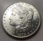 1878 PL 8TF Morgan Silver Dollar $1, Gem Mint BU+. Proof Like! G140