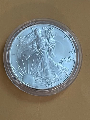 2007 Liberty American Eagle 1 Oz. Fine Silver One Dollar Coin