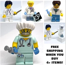 Lego Doctor Nurse Medical Technician Minifigure - You Pick