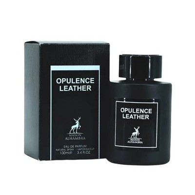 Opulence Leather Maison Alhambra 100ml Eau de Parfum Natural Spray Herren