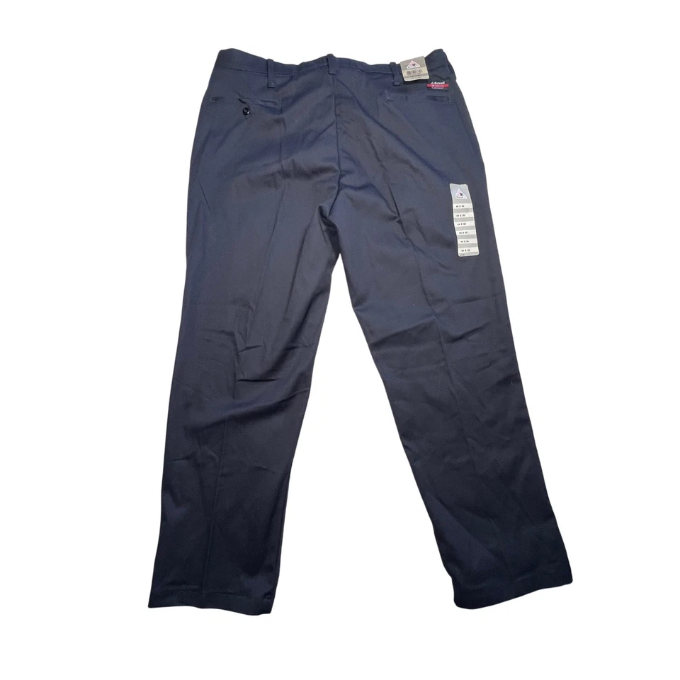 Bulwark FR Cat2 NFPA 2112 Flame Resistant Work Pants Mens 40x30 Navy Blue New - Image 4 of 4