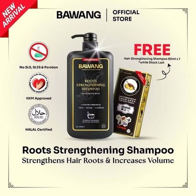 BAWANG Hair Roots Strengthening Shampoo Polygonum & Herbs 1000ml x 2Bottle