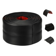 Wall Corner Protector, 2.4 in x 10 ft Peel and Stick Molding Trim, Black