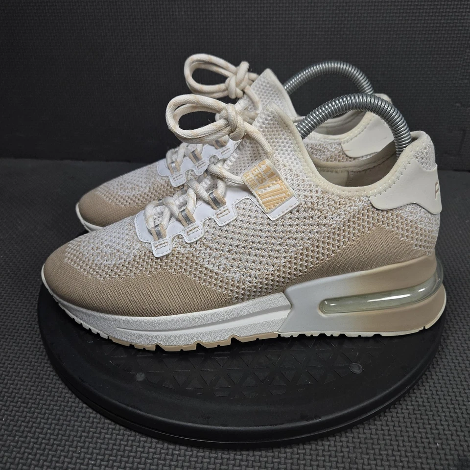 Ash Kodi Degrade S Zapatos Mujer Talla 7.5 Beige Tejido Cojín de Aire Tenis para Correr Foto 3 de 4