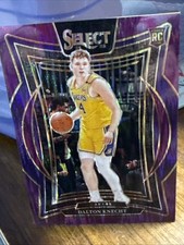 2024-25 Panini Select - Concourse Dalton Knecht #91 Purple Flash Prizm (RC) /249