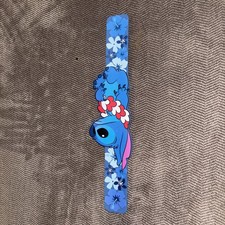 Walt Disney Parks Slap Bracelet Lilo  Stitch Laying Down Stitch with Lei