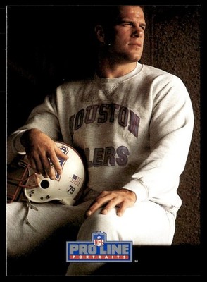 1991 Pro Line Portraits Ray Childress Houston Oilers #10