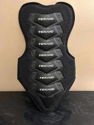 Teknic 7 Plate Motorcycle Road Racing Back Protector