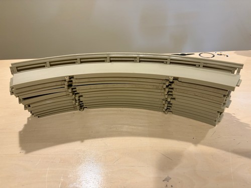 14 Track Pieces-Monogram 1/32 1/24 Slot Car 14” Radius Outside Apron 1965 - RARE