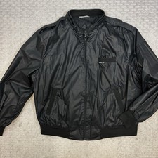 Vintage Members Only by Europe Craft Black 80s Bomber Jacket Cafe Racer Mens 2X