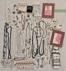 Vintage Costume Jewelry Lot - OVER 150 PIECES Necklace Bracelet Ring Earring (AL