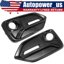 Front Bumper Fog Light Lamp Covers Trim Suitable for 2017-2021 Honda Civic