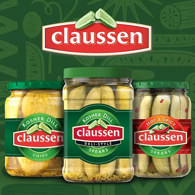 Claussen Deli-Style Kosher Dill Pickle Spears (64 fl. oz.) | eBay