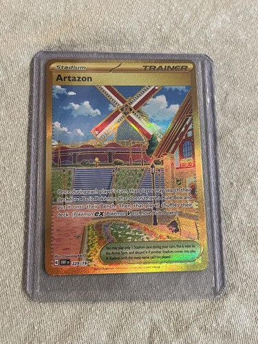 Artazon 229/197 Secret Golden Rare Obsidian Flames Pokemon TCG Near Mint