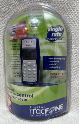 Nokia 1100 Digital Tracfone Handy Neu Versiegelt in Verpackung Vintage - Bild 2 von 7