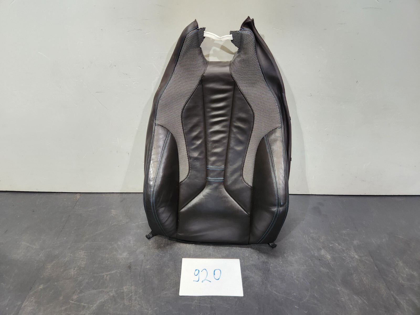 ✅ 14-20 OEM BMW i8 Coupe Front Passenger Seat Upper Cushion Cloth Leather Brown*