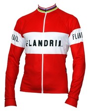Original FLANDRIA Langarm Radtrikot - Retro Design - Neu
