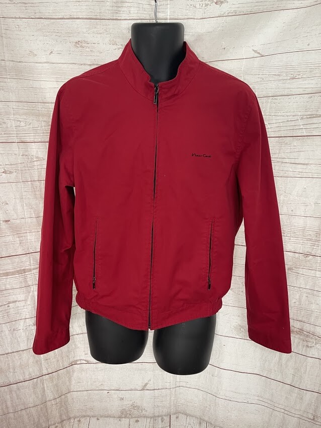 New Cort Men's Full Zip Red Basic Jacket Size 38 - image 1