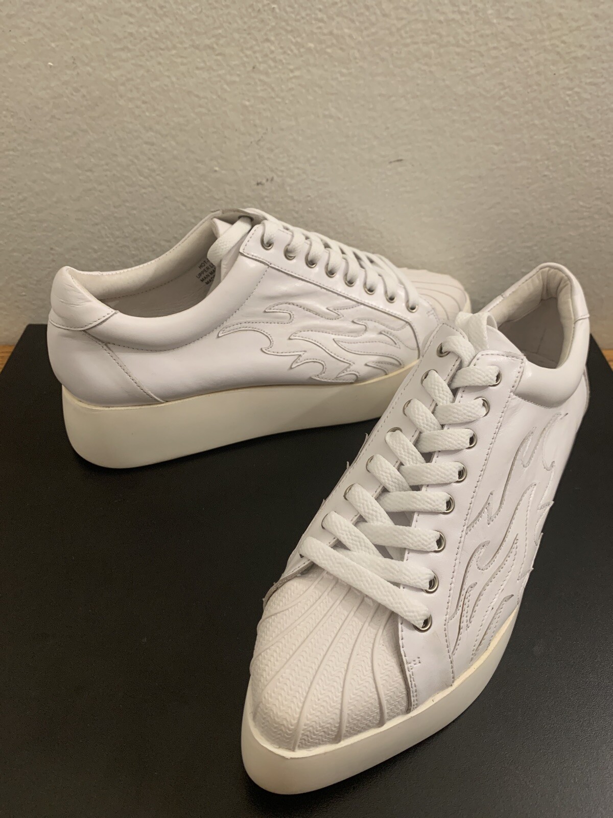 Jeffrey Campbell hot rod platform White sneakers Wome… Gem