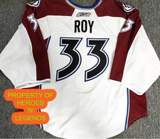 MiC-PRO-58G GOALIE CUT PATRICK ROY COLORADO AVALANCHE TEAM ISSUE CCM/RBK JERSEY