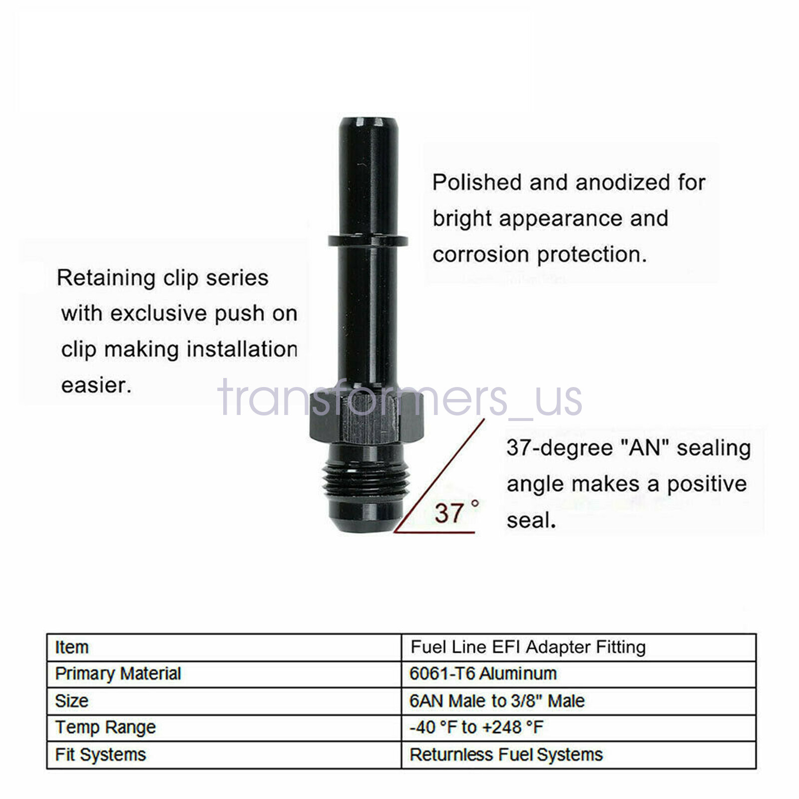 Fuel Pressure Regulator/Filter Kit AN6 fittings - EFI or LS Swap fit for Corvett