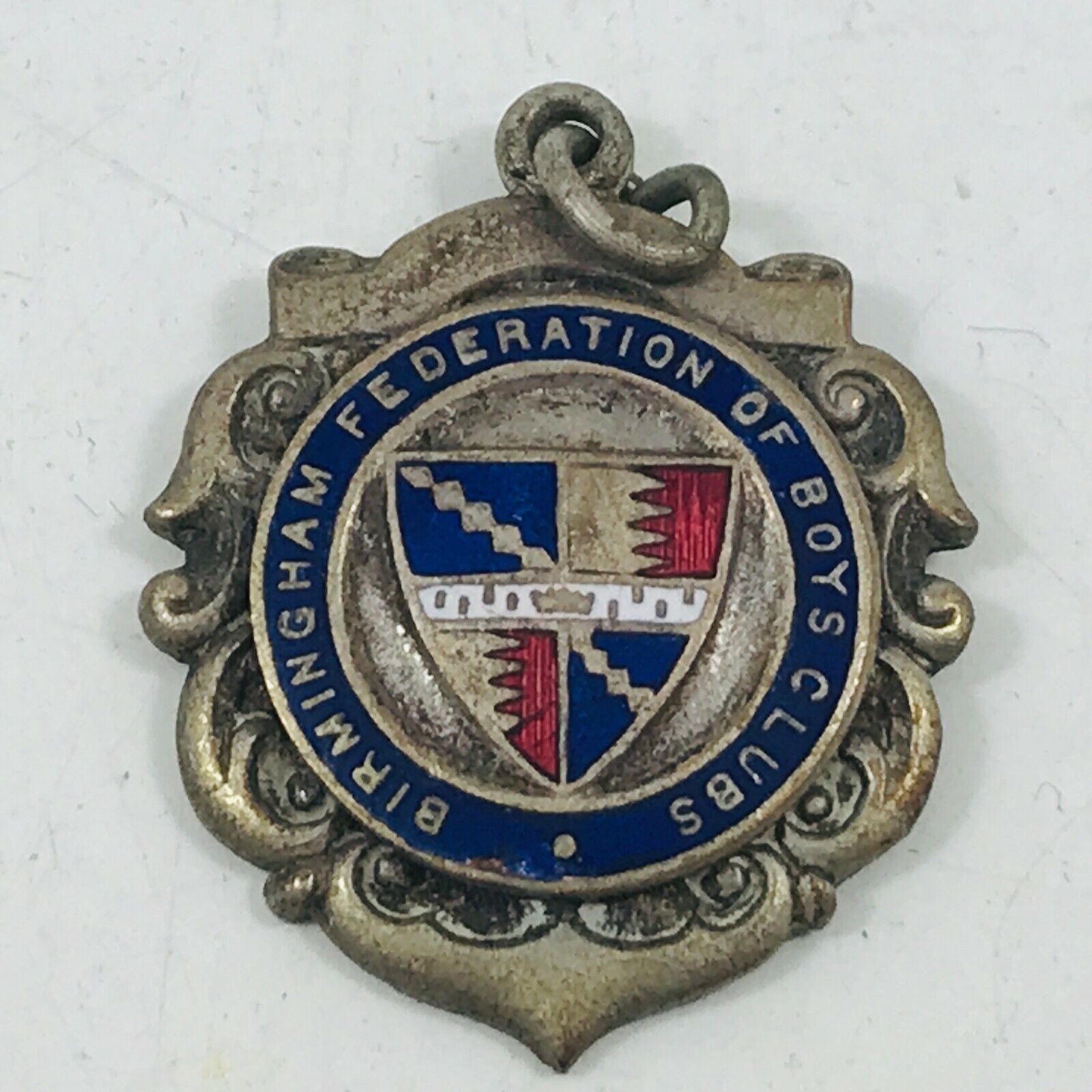 Vintage Fob Medal Birmingham Federation Of Boys Clubs Swanhurst Youth Club 